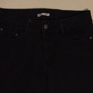 Lee Riders Midrise Skinny Black Psnts Size 14 P